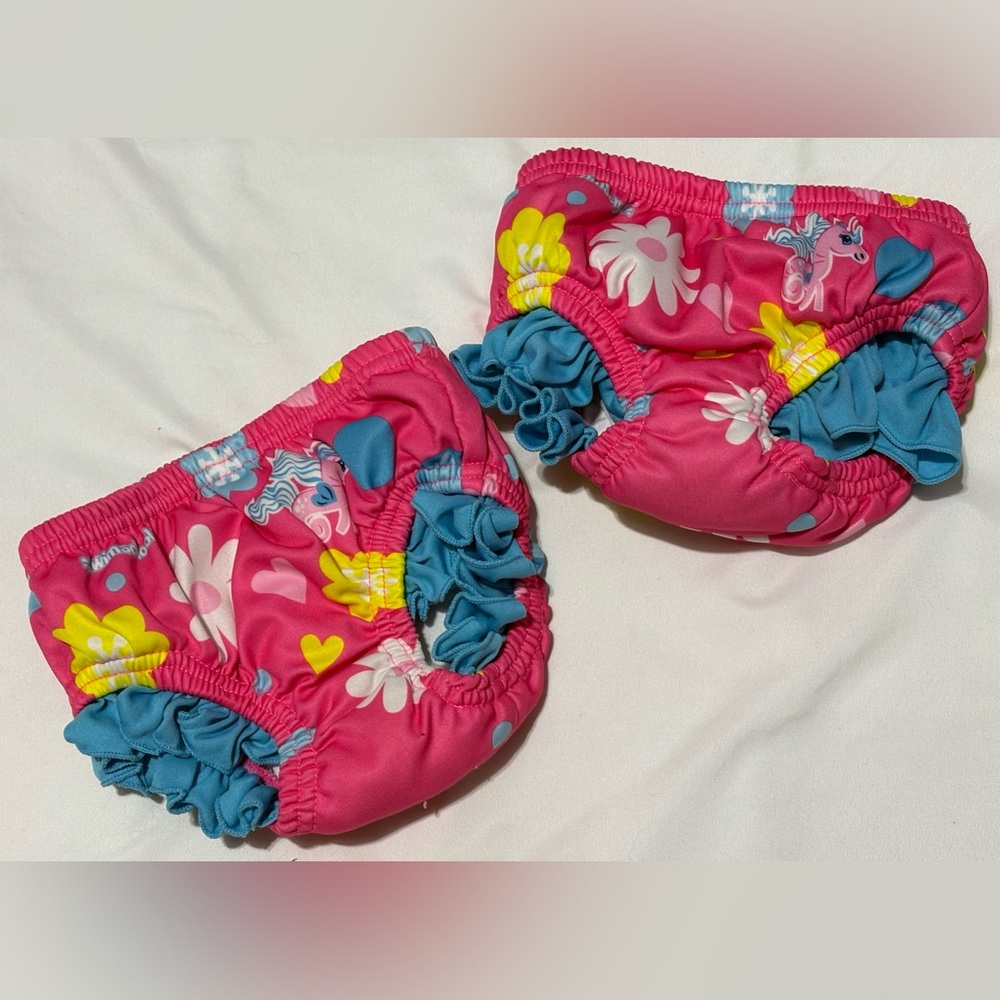 Set of Medium Swim School Reusable Swim Diapers
